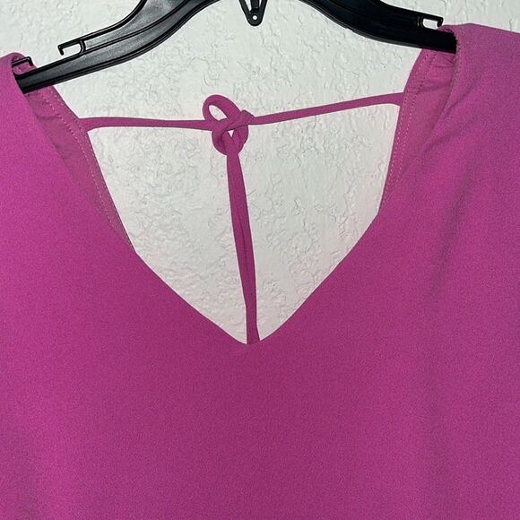 Trina Turk $298 Azzurra Layered Cape Minidress in Piazza Pink Size XS - Picture 5 of 7